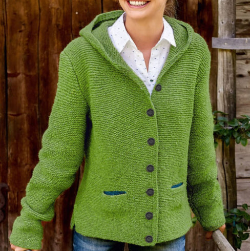 Cardigan Tejido con Capucha - Image 7