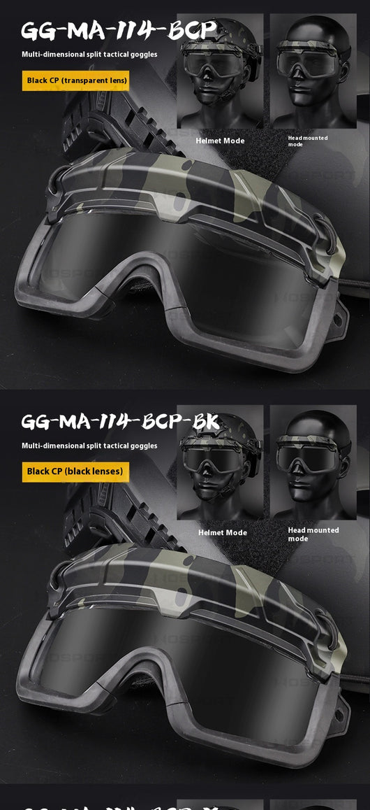 Gafas Tácticas Multifuncionales para Exterior - Dos Modos de Uso - Image 26