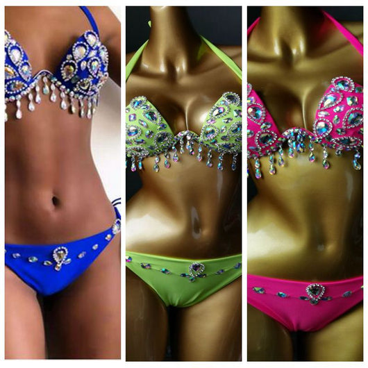 Bikini Diamante con Costuras Elegantes para Mujer - Image 14