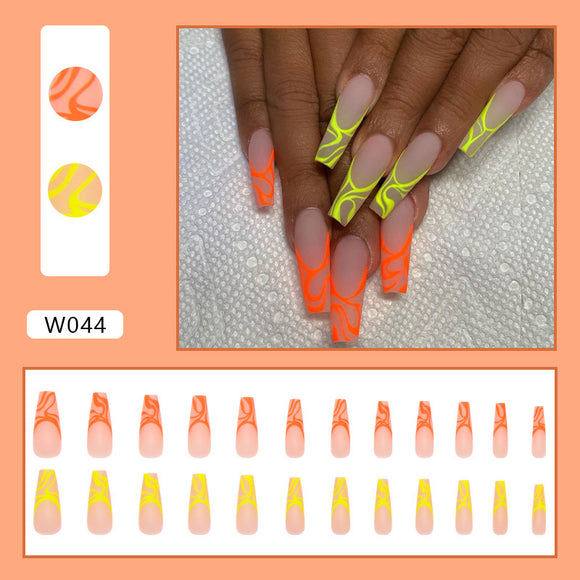 Uñas Postizas Largas Wear Armor - Diseño Europeo y Americano
