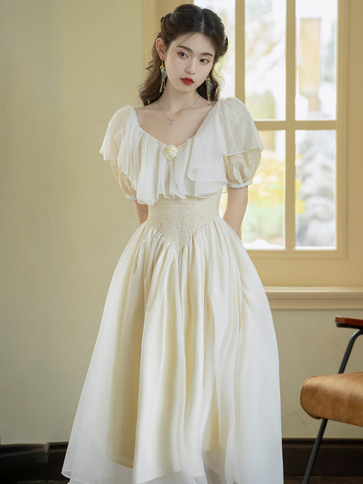 Vestido Retro Francés Romántico y Dulce - Image 6