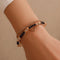 Bracelets Ethnic Estilo Beaded Diamond Tassel Bracelet Dorado