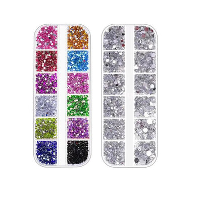 Set de Stickers Diamante AB Iridiscente Transparente - Image 16