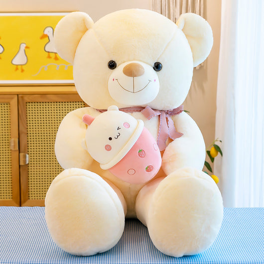 Peluche Grande Osito de Té con Leche - Muñeco Suave XL - Image 4