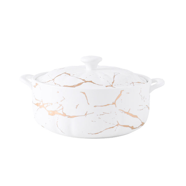Olla para Sopa Resistente al Calor Serie Gold Lace con Tapa Impermeable - Image 4