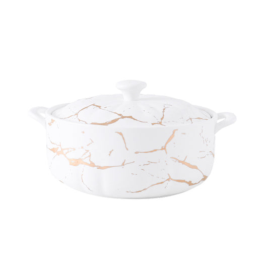 Olla para Sopa Resistente al Calor Serie Gold Lace con Tapa Impermeable - Image 4