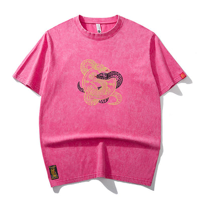 Camiseta Holgada Estilo Chino para Hombre - Primavera Verano - Image 3