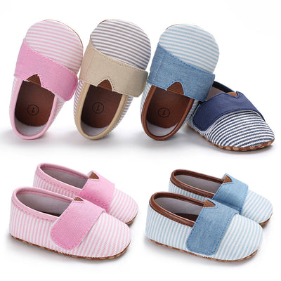 Zapatos de Bebé con Suela Blanda y Rayas - Calzado Suave para Primeros Pasos - Image 10