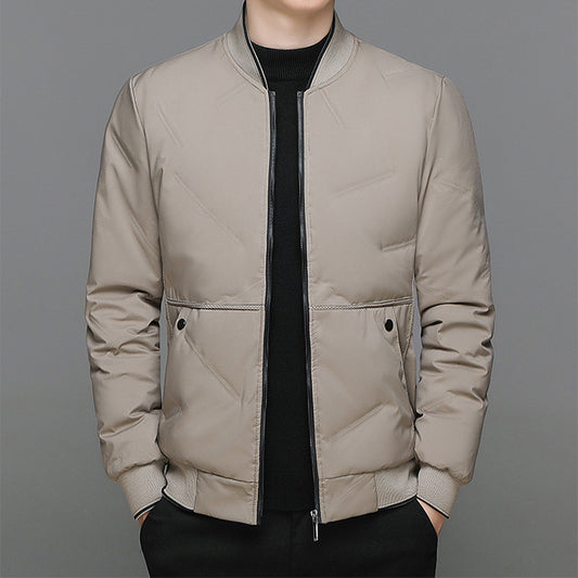 Chaqueta de Plumas para Hombre - Abrigo Casual Deportivo Impermeable