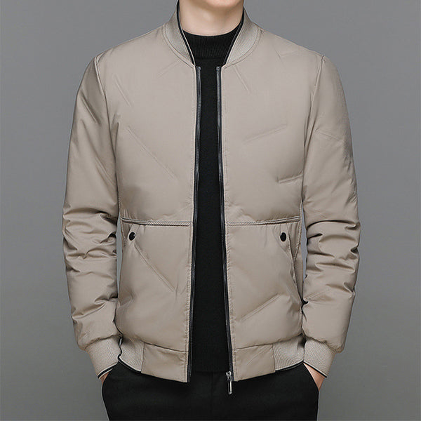 Chaqueta de Plumas para Hombre - Abrigo Casual Deportivo Impermeable