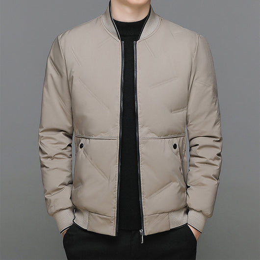 Chaqueta de Plumas para Hombre - Abrigo Casual Deportivo Impermeable