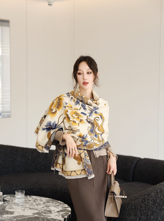 Chal Versátil de Oficina Estilo Coreano para Otoño e Invierno - Image 27