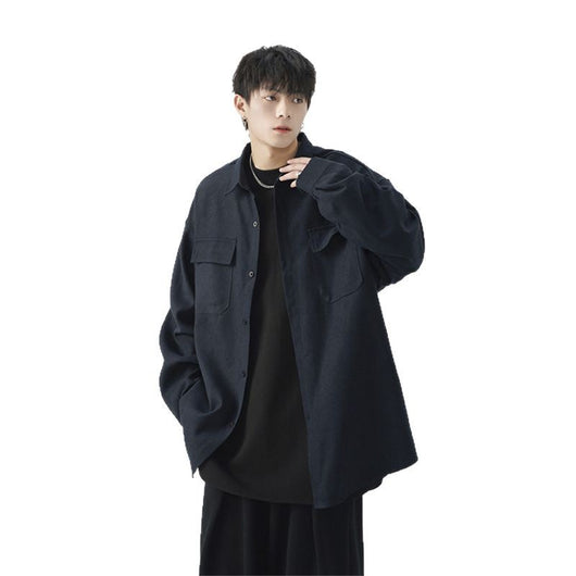 Camisa Jacket Casual Oversize para Hombre - Talla Grande - Image 5