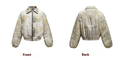 Chaqueta Acolchada de Algodón con Estilo Retro Americano 3D - Image 7