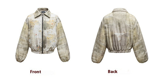 Chaqueta Acolchada de Algodón con Estilo Retro Americano 3D - Image 7