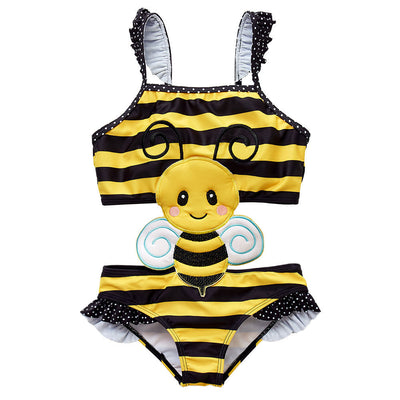 Traje de Baño Enterizo para Niñas - Diseño Fuente Térmica - Image 6