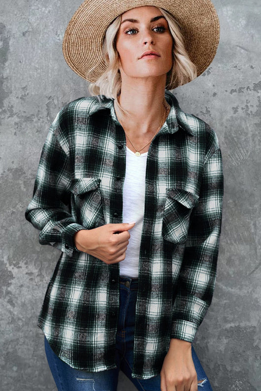 Cardigan Holgado de Cuello Abierto Talla Media - Image 11