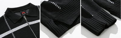 Polo de Punto con Solapa Cuadros para Hombre - Image 12