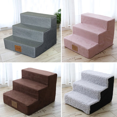 Escaleras para Perros con Peldaños de Espuma - Acceso Fácil a la Cama - Image 9