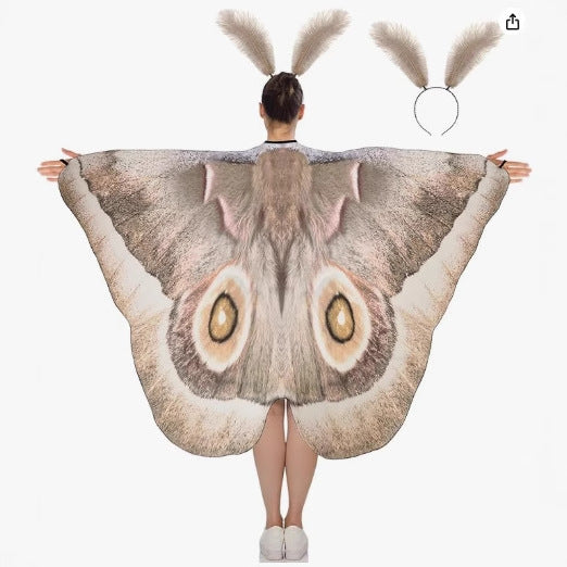 Capa Halloween con Mariposas Giratorias - Decoración Mágica - Image 2