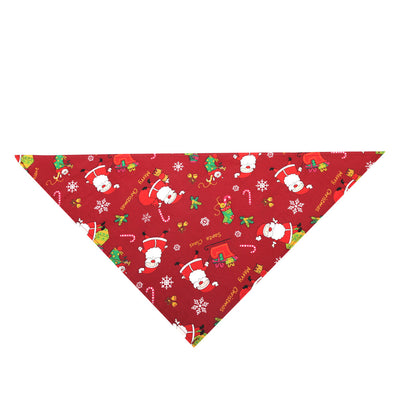Pañuelo Triangular de Algodón para Mascotas - Babero Absorbente para Perros y Gatos - Image 9