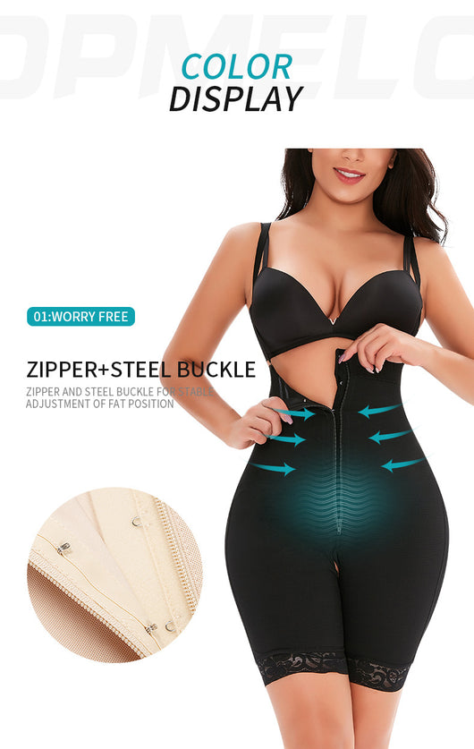 Jumpsuit Elegante de Cintura Alta con Cierre y Tela Antideslizante - Image 8