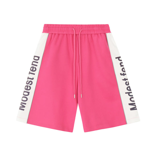 Shorts Deportivos Casuales con Estampado de Letras para Hombre - Image 5