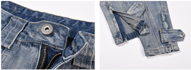 Jeans Rotos con Cortes 3D y Cierre Lateral - Image 14