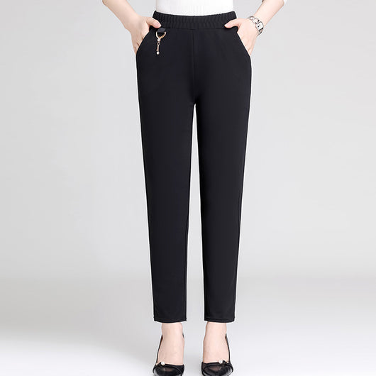 Pantalones Largos Estilo Occidental para Hombre Maduro - Primavera y Otoño - Image 9