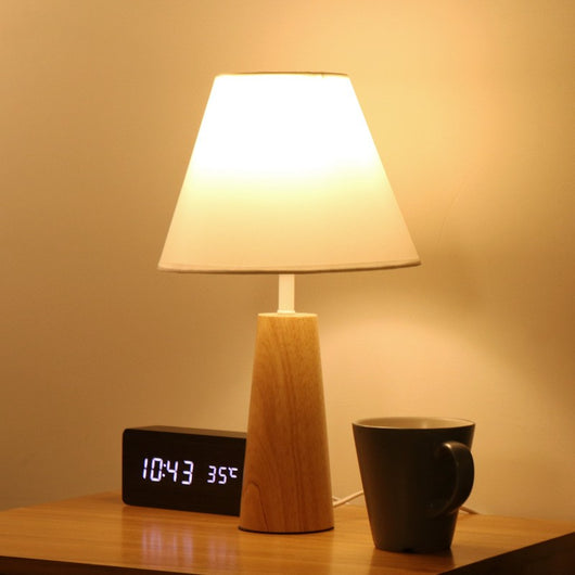 Lámpara de Noche de Madera Maciza para Dormitorio - Image 18