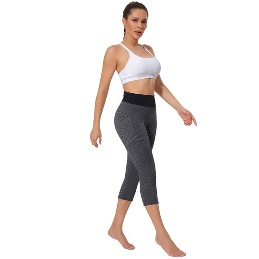 Pantalones de Yoga Cortos y Ajustados Efecto Durazno - Image 29