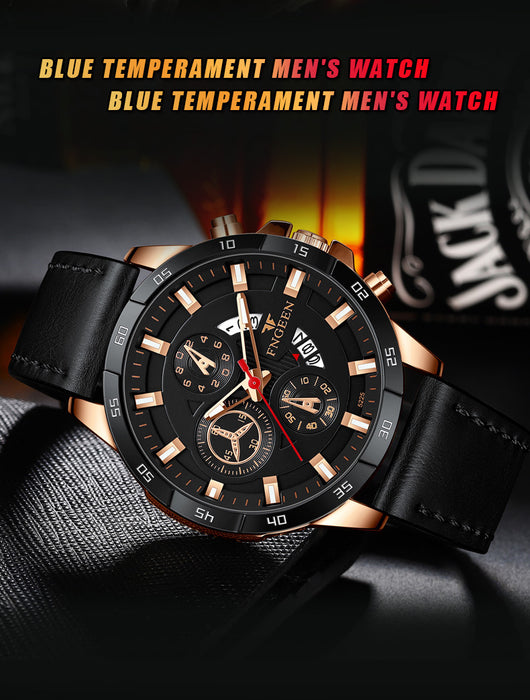 Reloj Deportivo Multifuncional para Hombre con Seis Agujas y Tres Esferas - Image 24