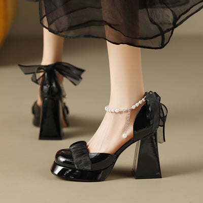 Zapatos Mary Jane de Cuero Real con Tacón Grueso y Plataforma para Mujer - Image 6