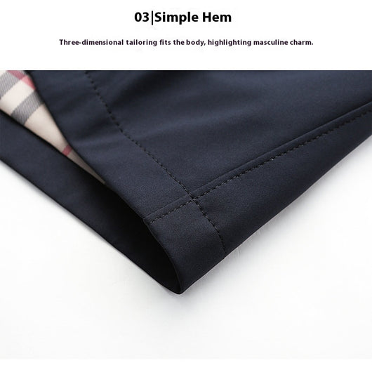 Abrigo Tipo Gabardina Casual Largo para Hombre - Image 16