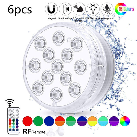 Luz Sumergible LED Impermeable con Control Remoto para Piscina, Fuente y Spa - Image 14