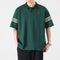Playera Estampada con Letras y Rayas para Hombre - Estilo Personalidad