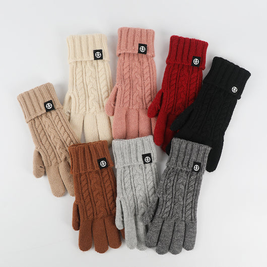 Guantes Tejidos para Ciclismo de Invierno