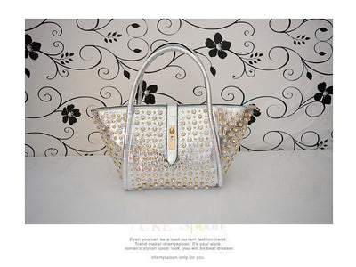 Bolso Bandolera para Dama con Cristales de Diamante - Image 11