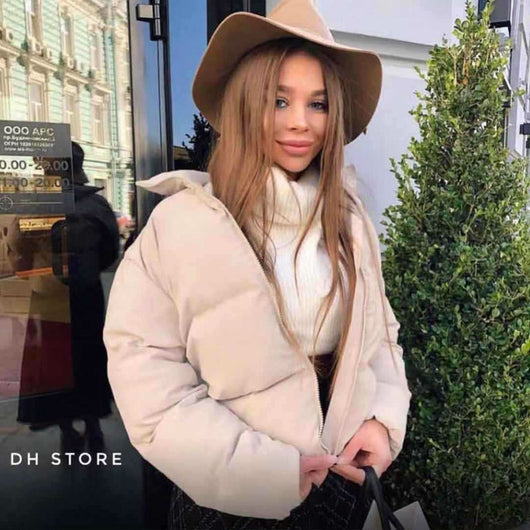 Abrigo Burbuja Oversized con Cuello Estándar - Image 13