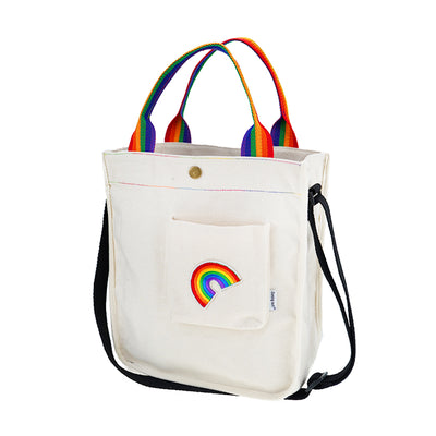 Bolsa Mensajera Portátil para Parejas Blanco y Negro - Image 9