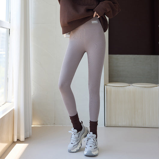 Leggings Térmicos de Algodón Puro con Forro Polar para Mujer - Cintura Alta y Elástico Reforzado - Image 10