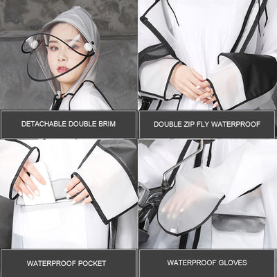 Poncho Impermeable para Bicicleta Eléctrica y Senderismo - Image 15
