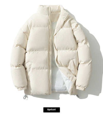 Chamarra Acolchada de Invierno para Hombre con Cuello Alto - Image 22
