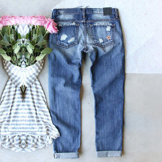 Jeans Skinny con Costuras Deshilachadas para Pies Pequeños - Image 2