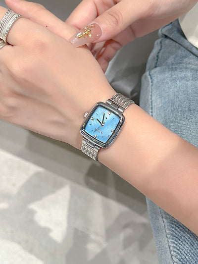 Reloj Cuadrado Retro Vintage para Mujer con Diseño Estrellado - Image 18