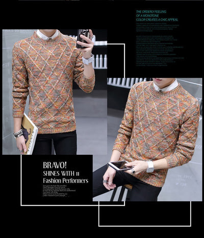 Suéteres Modernos para Hombre - Otoño e Invierno - Image 20