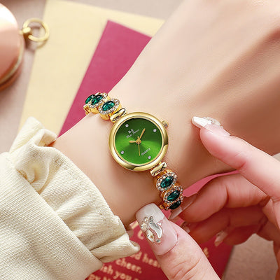Reloj de Pulsera Elegante para Mujer con Dial Redondo y Diamantes - Image 29