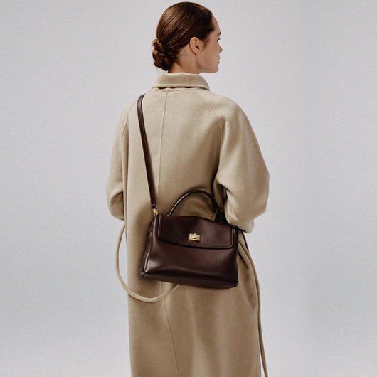 Bolso Bandolera de Cuero Genuino con Gran Capacidad para Mujer - Image 9