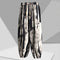 Pantalones Slim Fit de Seda Helada Estilo Chino con Estampado de Letras Nacionales