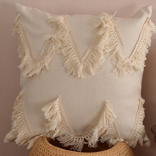 Cojín Decorativo Marroquí de Algodón con Borlas - Image 7